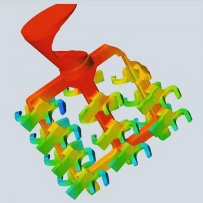 Simulation de coulée
